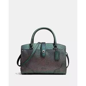 COACH Mercer Satchel 24 in Hologram Leather Buffalo Limited Edition
